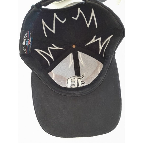 City Hunter Authentic Cap Men Detroit  Adjustable Black - Picture 9 of 10